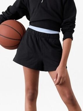 Athleta Girls All Day Kids Black Casual Shorts